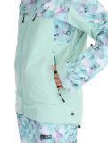 Vignette Picture, Exa veste de ski femmes Blurry Water Print Silt Green vert 