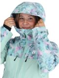 Vignette Picture, Exa veste de ski femmes Blurry Water Print Silt Green vert 