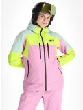 Vignette Picture, Exa veste de ski femmes Orchid Acid Lime Silt Green rose, vert 