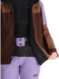 Vignette Picture, Exa veste de ski femmes Paisley Purple Cocoa Brown Chicory Coffee brun, violet 