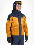 Vignette Picture, Naikoon veste de ski hommes Dark Blue Camel Honey bleu, brun 