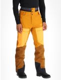 Vignette Picture, Naikoon pantalon de ski hommes Honey Carrot Chocolat brun, orange 