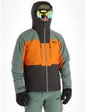 Vignette Picture, Object veste de ski hommes Raven Grey gris, orange, vert 