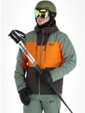 Vignette Picture, Object veste de ski hommes Raven Grey gris, orange, vert 