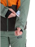 Vignette Picture, Object veste de ski hommes Raven Grey gris, orange, vert 