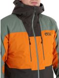 Vignette Picture, Object veste de ski hommes Raven Grey gris, orange, vert 