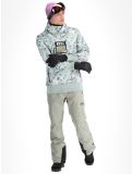 Vignette Picture, Printed veste de ski softshell hommes Blurry Water Print multicolore 