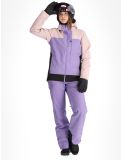 Vignette Picture, Seakrest veste de ski femmes Shadow Gray Paisley Purple Black gris, noir, violet 