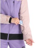 Vignette Picture, Seakrest veste de ski femmes Shadow Gray Paisley Purple Black gris, noir, violet 