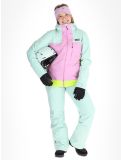 Vignette Picture, Seakrest veste de ski femmes Silt Green Orchid Acid Lime gris, rose 