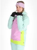 Vignette Picture, Seakrest veste de ski femmes Silt Green Orchid Acid Lime gris, rose 