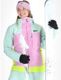 Vignette Picture, Seakrest veste de ski femmes Silt Green Orchid Acid Lime gris, rose 