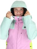 Vignette Picture, Seakrest veste de ski femmes Silt Green Orchid Acid Lime gris, rose 