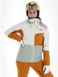 Vignette Picture, Seen veste de ski femmes Light Milk blanc, brun 