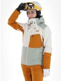 Vignette Picture, Seen veste de ski femmes Light Milk blanc, brun 