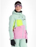 Vignette Picture, Seen veste de ski femmes Silt Green Acid Lime Orchid rose, vert 