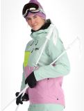 Vignette Picture, Seen veste de ski femmes Silt Green Acid Lime Orchid rose, vert 