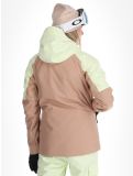 Vignette Picture, Sitkah veste de ski femmes Lime Cream Roebuck brun, vert 