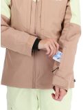 Vignette Picture, Sitkah veste de ski femmes Lime Cream Roebuck brun, vert 