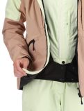 Vignette Picture, Sitkah veste de ski femmes Lime Cream Roebuck brun, vert 