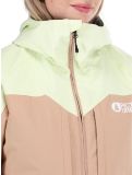 Vignette Picture, Sitkah veste de ski femmes Lime Cream Roebuck brun, vert 