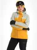 Vignette Picture, Sylva 3L veste de ski à coque dure femmes Autumn Blaze jaune, vert 