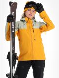 Vignette Picture, Sylva 3L veste de ski à coque dure femmes Autumn Blaze jaune, vert 