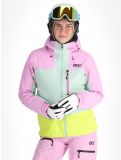 Vignette Picture, Sylva 3L veste de ski à coque dure femmes Orchid Silt Green Acid Lime gris, rose, vert 