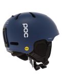 Vignette POC, Fornix MIPS casque de ski unisexe Lead Blue Matt bleu 