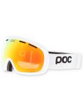 Vignette POC, Fovea lunettes de ski unisexe Hydrogen White / Partly Sunny Orange blanc, orange 