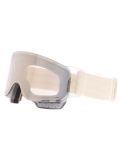 Vignette POC, Nexal Mid lunettes de ski unisexe Raw White / Partly Sunny Ivory beige, blanc 