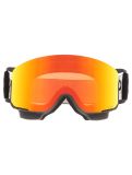 Vignette POC, Nexal Mid lunettes de ski unisexe Uranium Black / Partly Sunny Orange noir, orange 