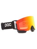 Vignette POC, Nexal Mid lunettes de ski unisexe Uranium Black / Partly Sunny Orange noir, orange 