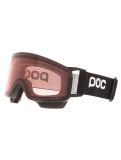 Vignette POC, Nexal Mid lunettes de ski unisexe Uranium Black / Partly Sunny Orange noir, orange 