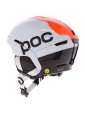 Vignette POC, Obex Connect casque de ski unisexe Hydrogen White / Fluorescent Orange AVIP blanc, orange 