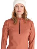 Vignette Poederbaas, Arctic pull de ski femmes Terracotta brun 