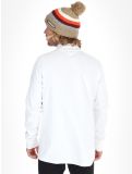 Vignette Poederbaas, Arty pull de ski hommes Off White blanc 