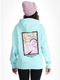 Vignette Poederbaas, Arty Hoody pull femmes Mint vert 