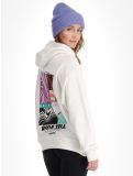 Vignette Poederbaas, Arty Hoody pull femmes Off White blanc 