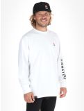 Vignette Poederbaas, Arty Longsleeve pull hommes Off White blanc 