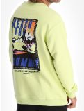 Vignette Poederbaas, Arty Sweater pull hommes Matcha Green vert 