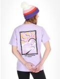 Vignette Poederbaas, Arty T-shirt t-shirt femmes Lila violet 