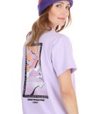 Vignette Poederbaas, Arty T-shirt t-shirt femmes Lila violet 