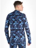 Vignette Poederbaas, Camo pull de ski hommes Navy bleu 