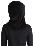 Vignette Poederbaas, Fluffy Balaclava masque de ski unisexe Black noir 