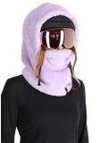 Vignette Poederbaas, Fluffy Balaclava masque de ski unisexe Lila violet 