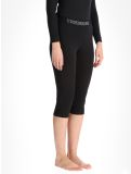 Vignette Poederbaas, Lightweight Baselayer 3/4 pantalon thermique femmes Black noir 