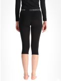 Vignette Poederbaas, Lightweight Baselayer 3/4 pantalon thermique femmes Black noir 