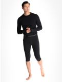 Vignette Poederbaas, Lightweight Baselayer 3/4 pantalon thermique hommes Black noir 