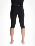 Vignette Poederbaas, Lightweight Baselayer 3/4 pantalon thermique hommes Black noir 